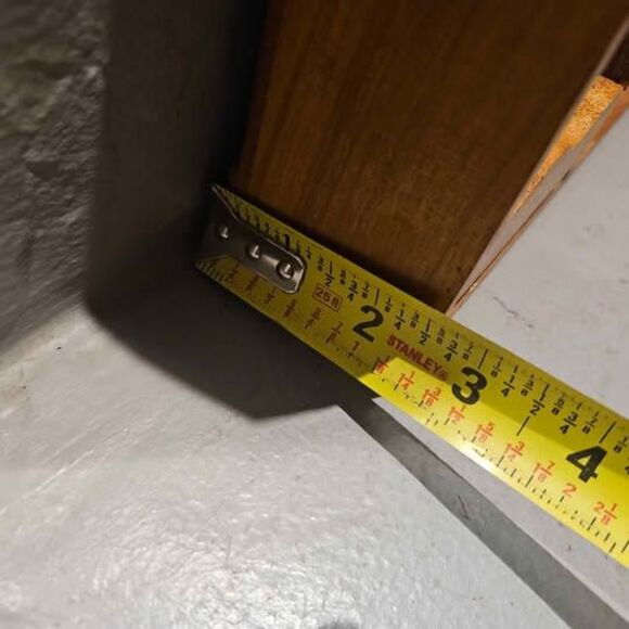 Vintage Wood Spice Rack Entryway Organizer 11" x 11" x 2.5" - Picture 4 of 5